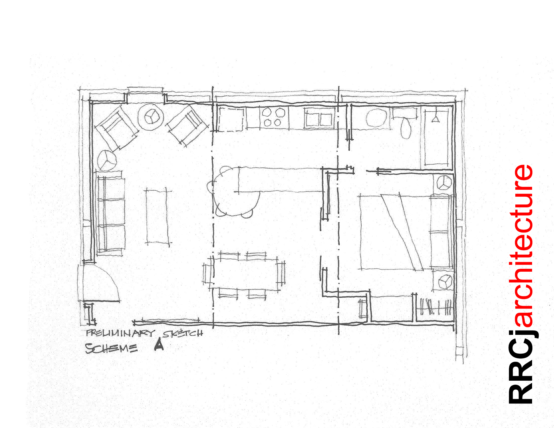 Barndominium Preliminary Sketch Scheme A